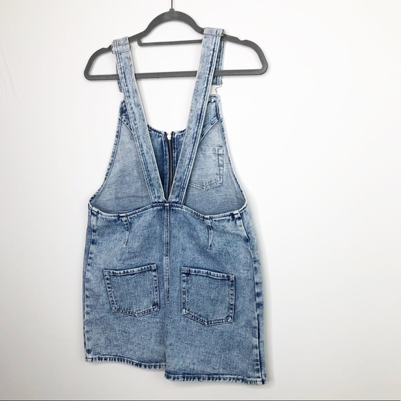 PACSUN Denim overall mini dress - Picture 7 of 9